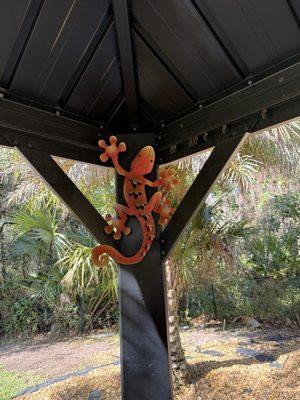 Orange lizard we previously bought