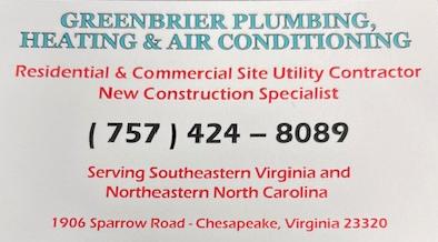 Greenbrier Plumbing Heating and Air
