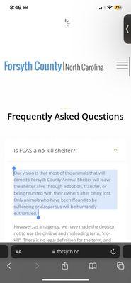 exactly what they said isnt stated on their website.