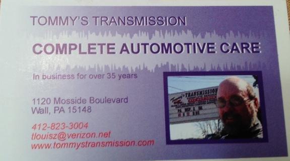 Tommy's Transmission