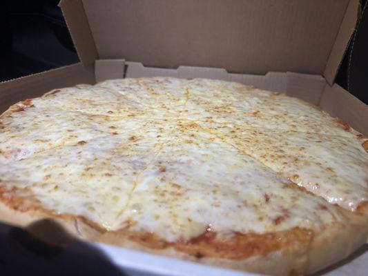 Cheese with a lot of dough