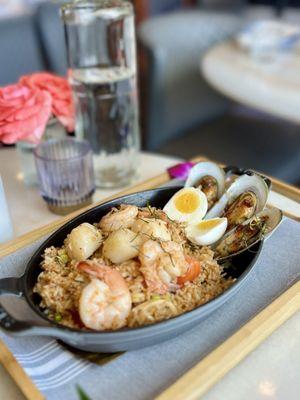 Tom-Yum Seafood Paella