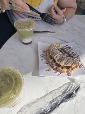 Our Amazing Iced Matcha Drinks and Delicious Pastry