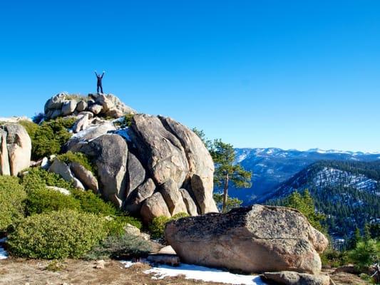 On top of Smith Peak.