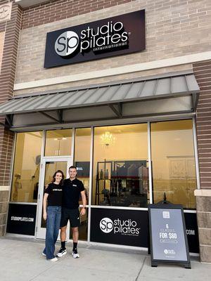 The Owners of Studio Pilates North Plano - David and Alyson