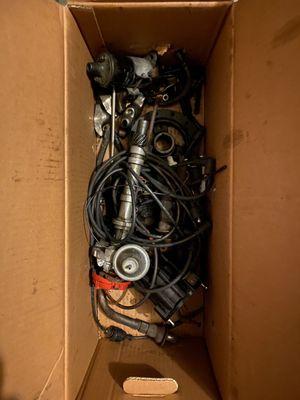 Broken parts of previous mechanics.