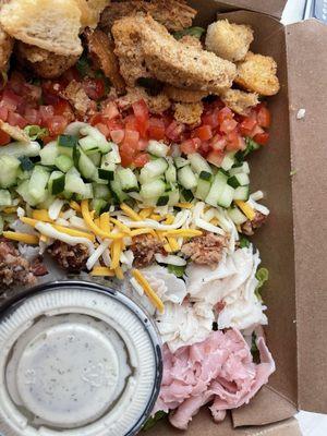 Club Salad. Yummy ranch.