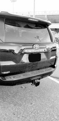 Shown in B&W to better see the areas that were not touched by this car wash.