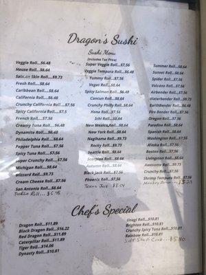 Dragon’s Sushi Food Truck