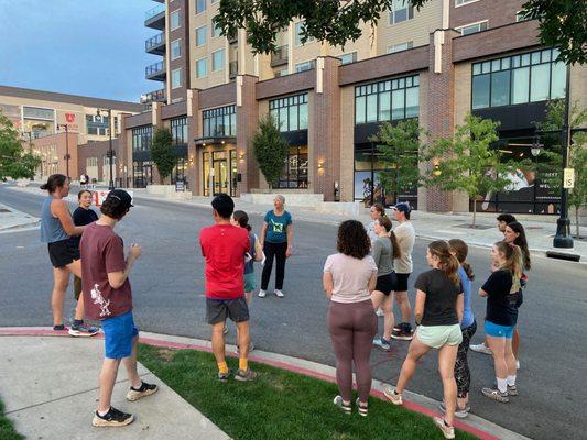 How to Run Downhill workshop at Patagonia SLC