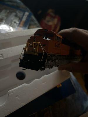 The ditch lights are bent so as the handrails