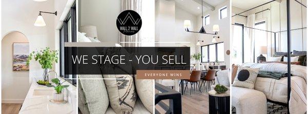 Professionally stage rooms by Wall 2 Wall Interiors in award winning Parade of Homes property