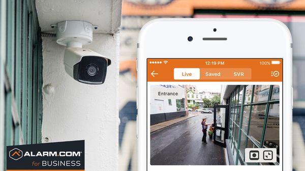 Access camera footage from your smart phone anywhere, anytime!
