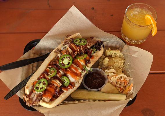 Saloon Boy's Lunch $18 Chef special; changes daily; EXCEPTIONAL