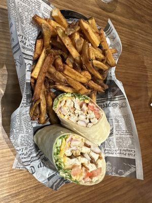 Buffalo chicken wrap