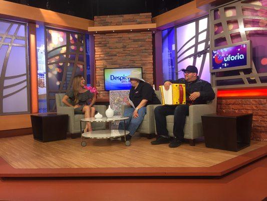 In-studio interview with Los Texmaniacs