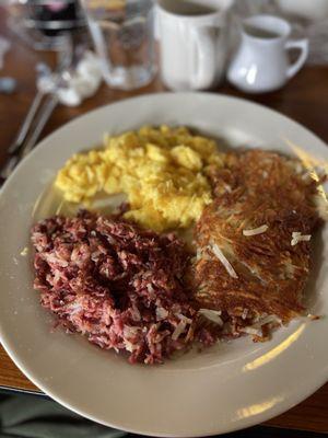 Corned Beef Hash and Eggs