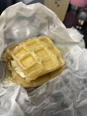 Halloumi croffle for $9.59 .. wtf