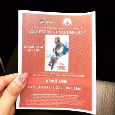 Hickam AFB Movie Theatre