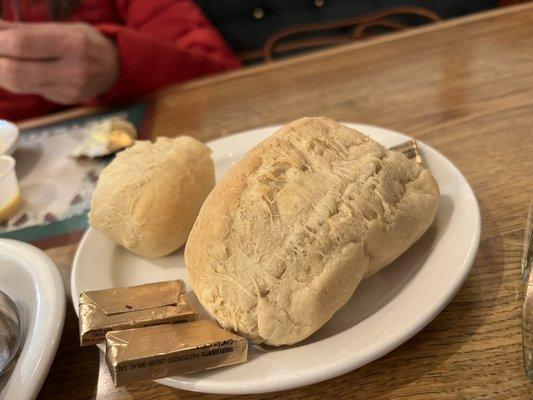 handmade rolls excellent