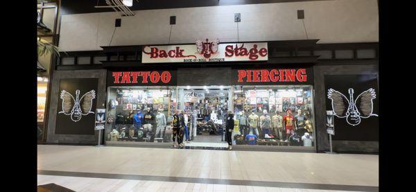 Backstage Tattoo & Piercing store front