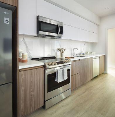 Archer Hollywood One Bedroom Apartment Kitchen - Starting from $2300 /mo