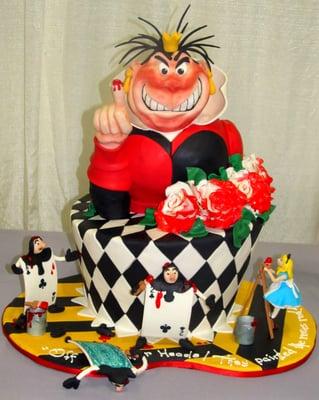 Cake entry in their Alice in Wonderland themed contest