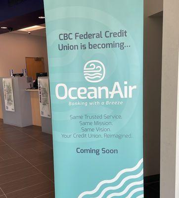 Ventura interior OceanAir signage