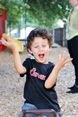 lots of outdoor learning leads to happy kids