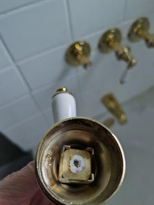 Closed on this home May 7, 2025. May 10 noticed faucets were lose. They fell off May 12. No working shower in this home, faucets were glued