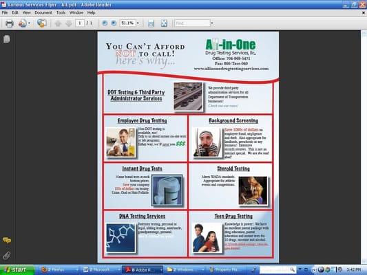 All In One Drug Testing Services