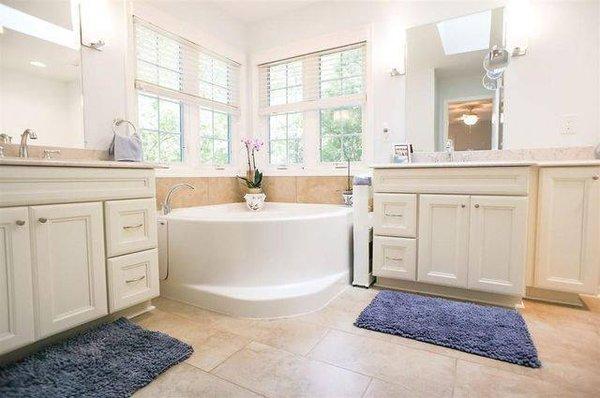 Bathroom remodel after fire