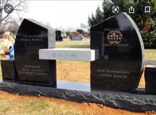 Custom Etching Monument