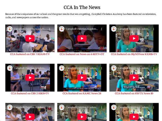 CCA In the news, thousands of school stories from students. Founder of Pure Phonics started and runs Campbell Christian Academy in Dallas.