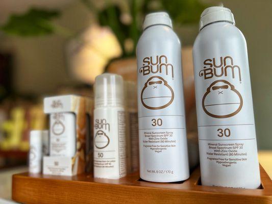 Fragrance free mineral sunscreens available.