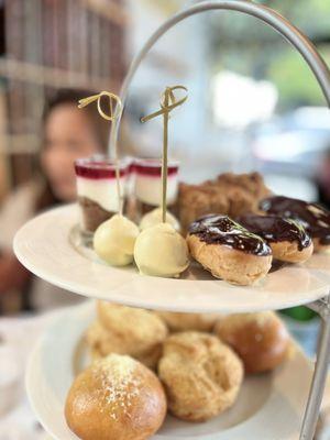 Close up of pastries