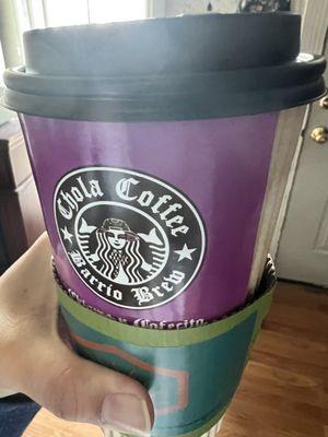 Hot Horchata Matcha Latte