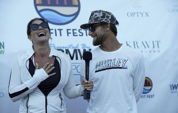 Ingrid Dodd WILL SKUDIN AT NY FIT FEST