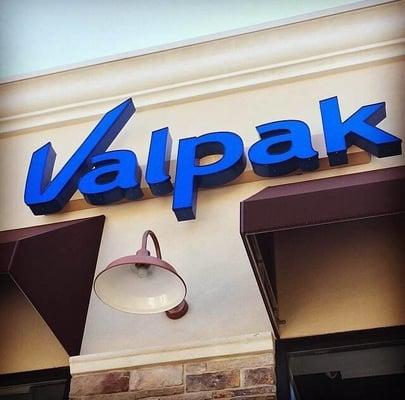 valpal sign above awning