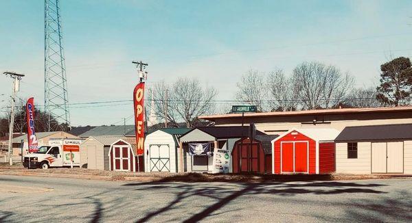 We are a family business here to help you find the right affordable storage building for your family!!