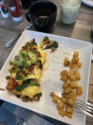 The veggie delight was great!!! Love the potatoes too.