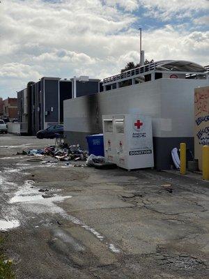 The Liquid Hydrogen Fueling station behind Beverly 76. They let homeless vagrants camp out. When the homeless lit a fire it almost blew up