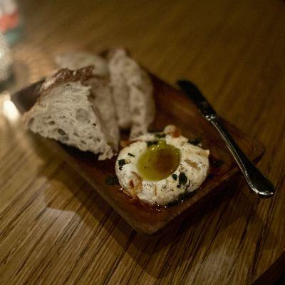 Ac's famous sheep's milk ricotta