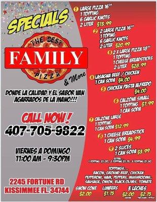 Our combos! Try our delicious menu!