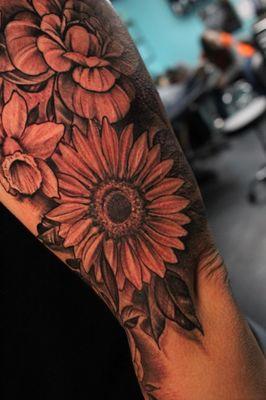 Artist Chris at
Citrus Tattoo