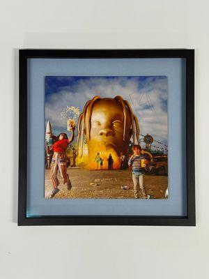 Signed Travis Scott ASTROWORLD vinyl album cover