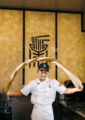 fresh hand pulled noodle