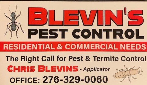 Blevin's Pest Control