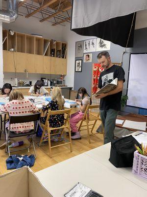 Comics drawing class