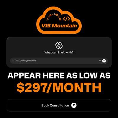 VIS Mountain new search engine Optimization includes AI and LLM Search